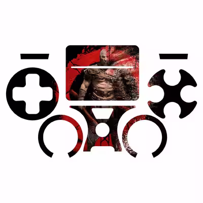 برچسب پلی استیشن ۴ اسلیم مدل GOD OF WAR