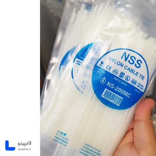 بست کمربندی 20 سانتی عرض 2.5 میلیمتر NSS بسته 100 عددی