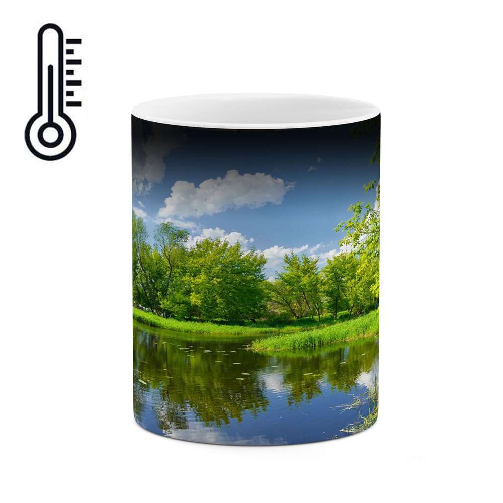 ماگ حرارتی کاکتی طرح منظره مدل mgh13193