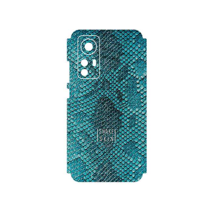 برچسب پوششی ماهوت مدل Blue Snake Skin مناسب برای گوشی موبایل شیائومی 12X