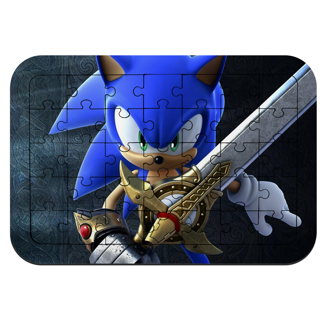 پازل 35 تکه طرح انیمیشن سونیک خارپشت مدل NI762