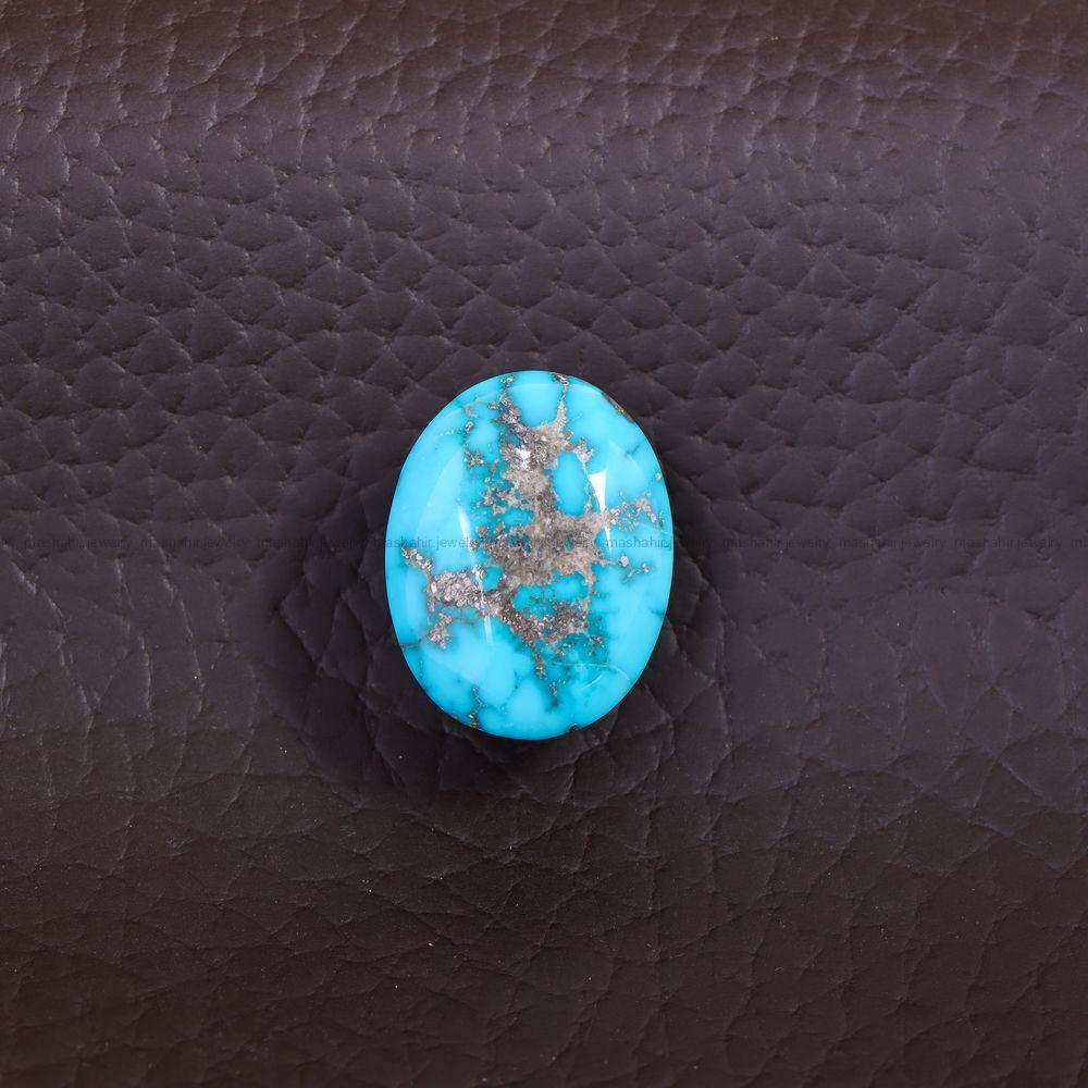 نگین فیروزه شجری کد 11523 - جواهری مشاهیر