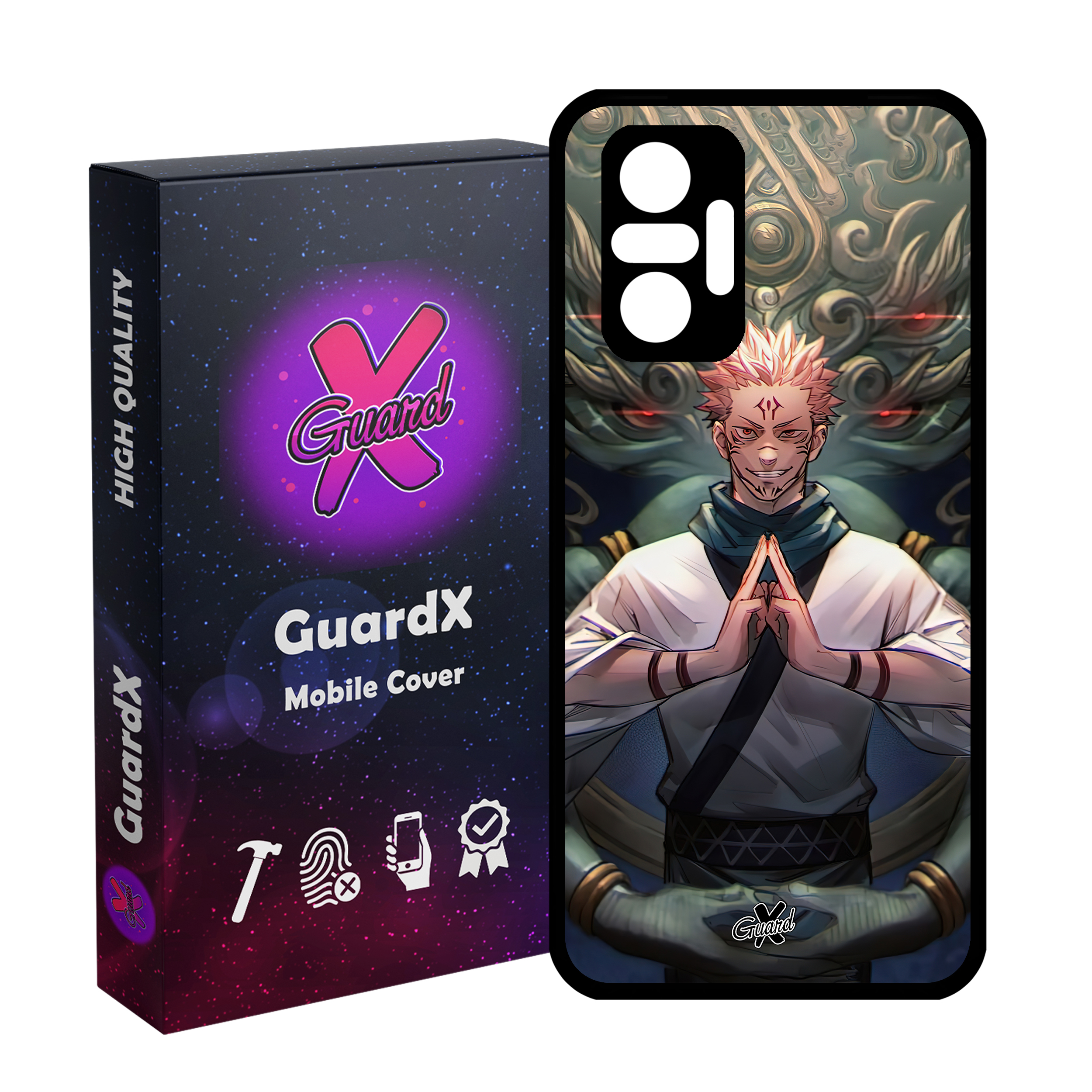 کاور گارد ایکس طرح سوکونا انیمه مدل Glass10570 مناسب برای گوشی موبایل شیائومی Redmi Note 10 Pro/Note 10 Pro Max