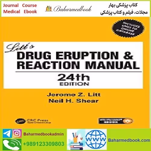 Litt's Drug Eruption &amp; Reaction Manual TRUE PDF price 1€ - کتاب پزشکی بهار