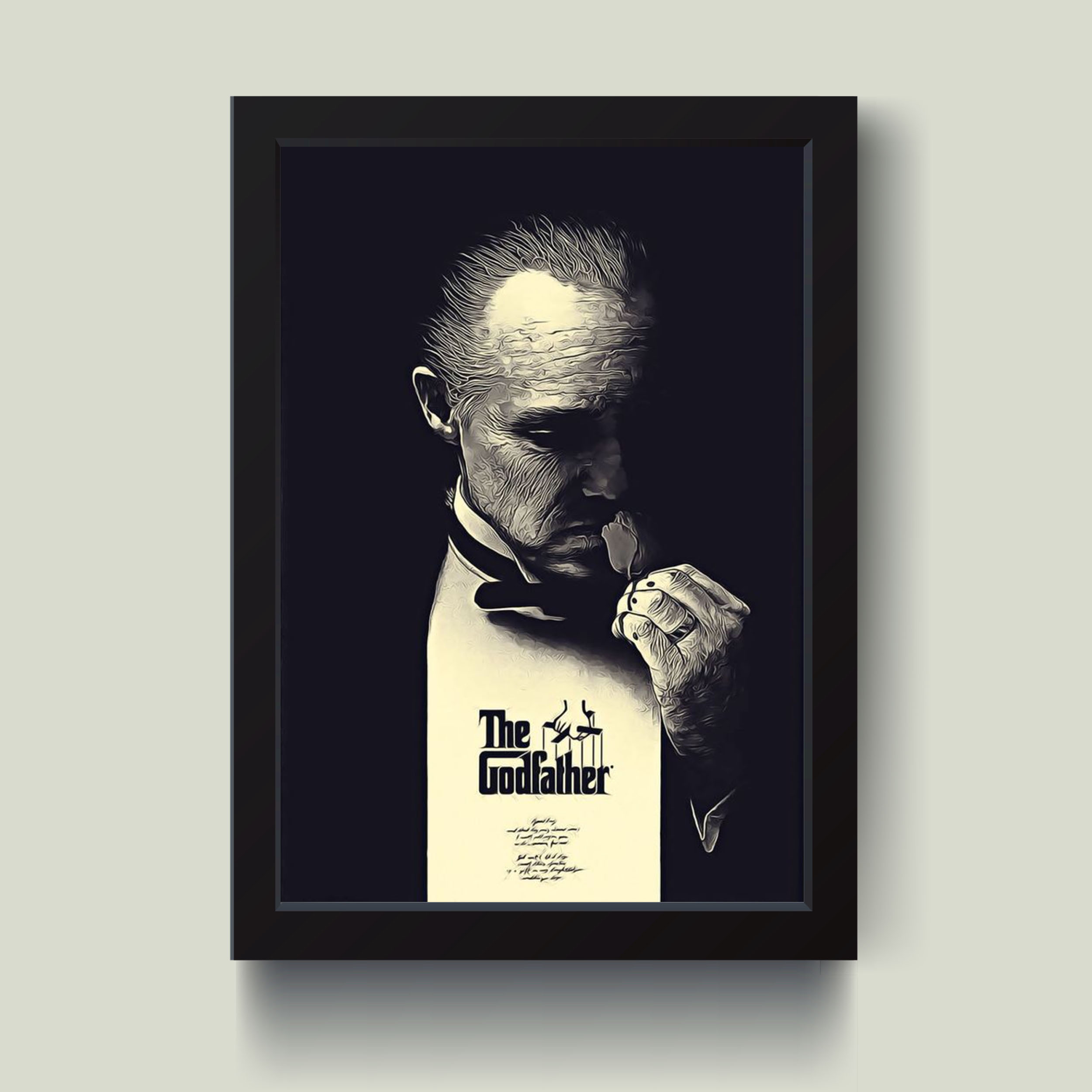 تابلو مدل God Father کد m2594-b