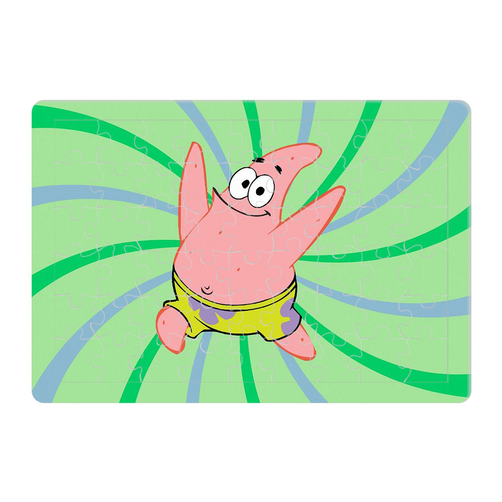 پازل 54 تکه طرح باب اسفنجی مدل P1235