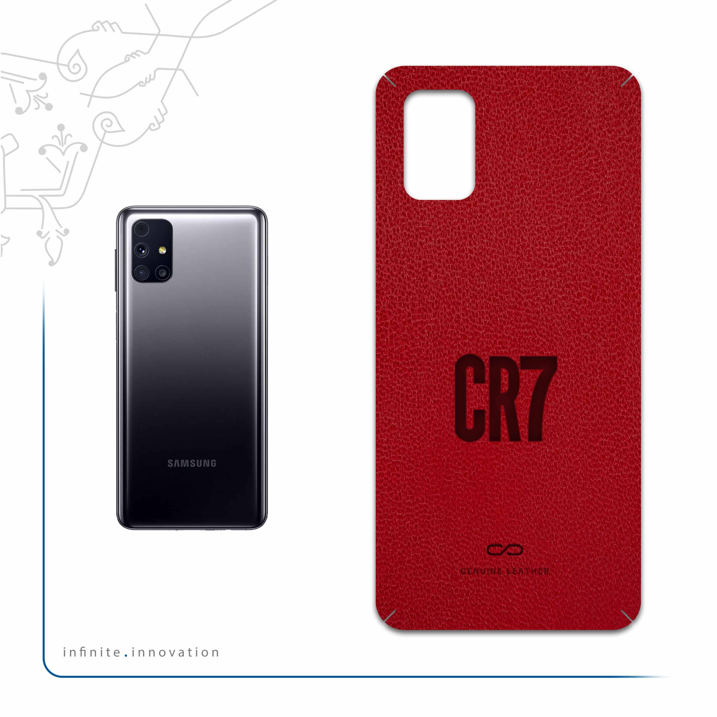 برچسب پوششی ماهوت مدل RL-CR7 مناسب برای گوشی موبایل سامسونگ Galaxy M31S