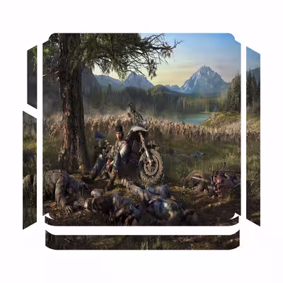 برچسب پلی استیشن 4 اسلیم مدل days gone