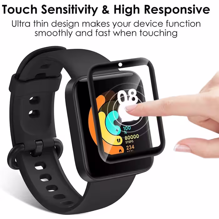محافظ صفحه نمایش لاین مدل RT007 مناسب برای ساعت هوشمند شیائومی Mi Watch Lite بسته دو عددی