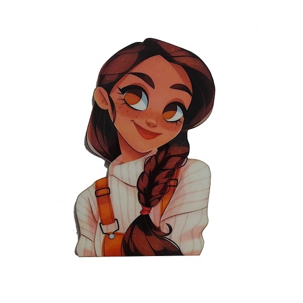 تاپر تزیین کیک به گز مدل گیسو بلند