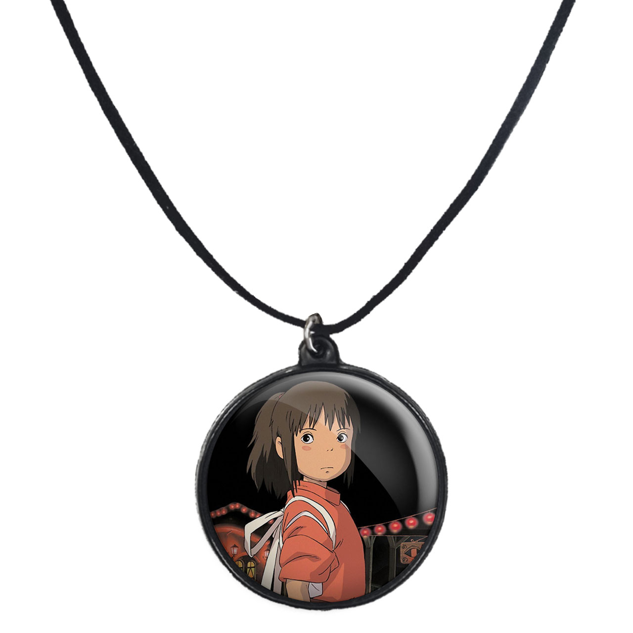 گردنبند پرمانه طرح Spirited Away کد pmb.25637 مدل دو طرفه