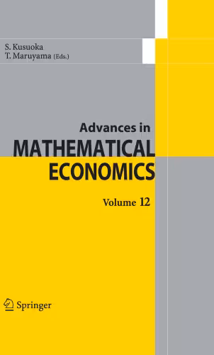 خرید و دانلود نسخه کامل کتاب Advances in mathematical economics