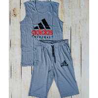 ست تاپ و شلوارک نخ پنبه سوپر XXL  توسی(ارسال رایگان)