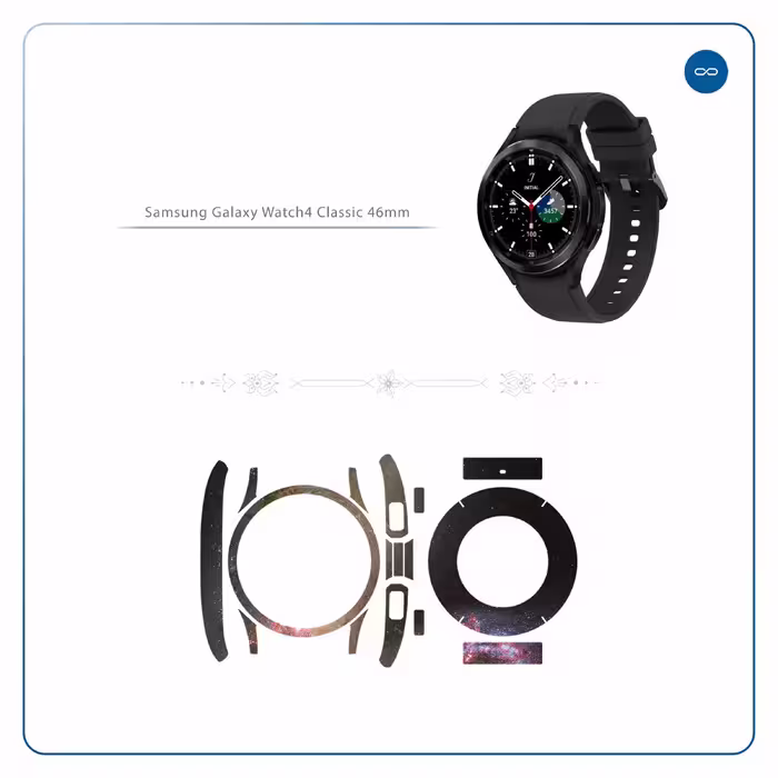 برچسب ماهوت طرح Universe by NASA 5 مناسب برای ساعت هوشمند سامسونگ Watch4 Classic 46mm