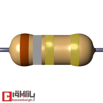 مقاومت 1.8 اهم 1/2 وات 5 درصد