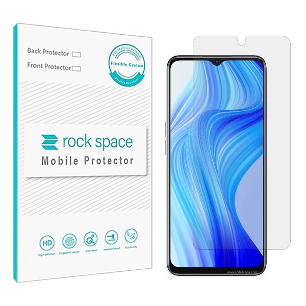 گلس ریلمی V20 مدل نانو هیدروژل شفاف برند راک اسپیس کد S