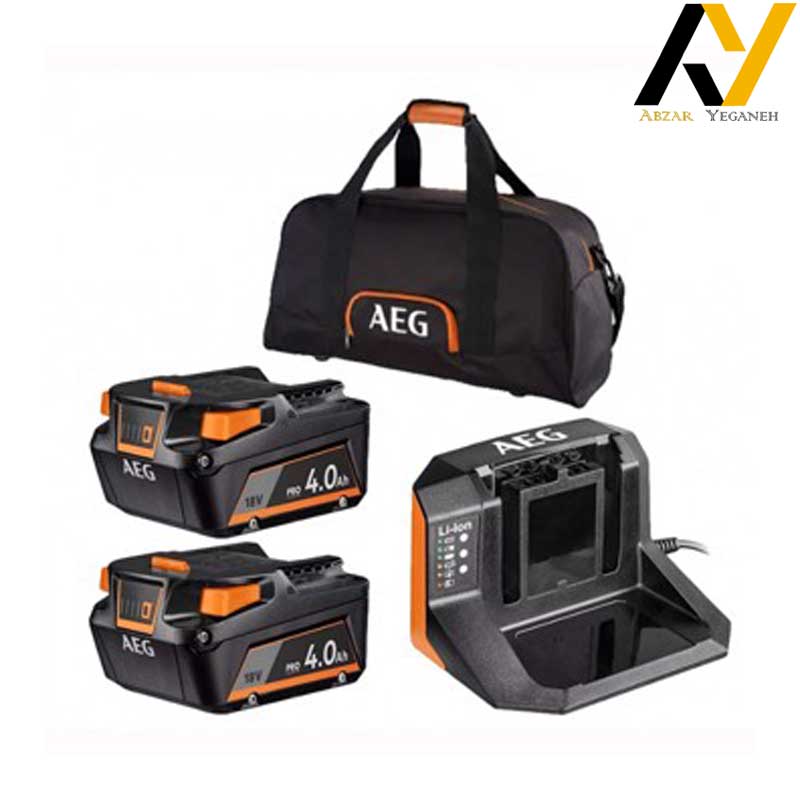 پکیج باتری و شاژر AEG نوع SETLL1840SLK1