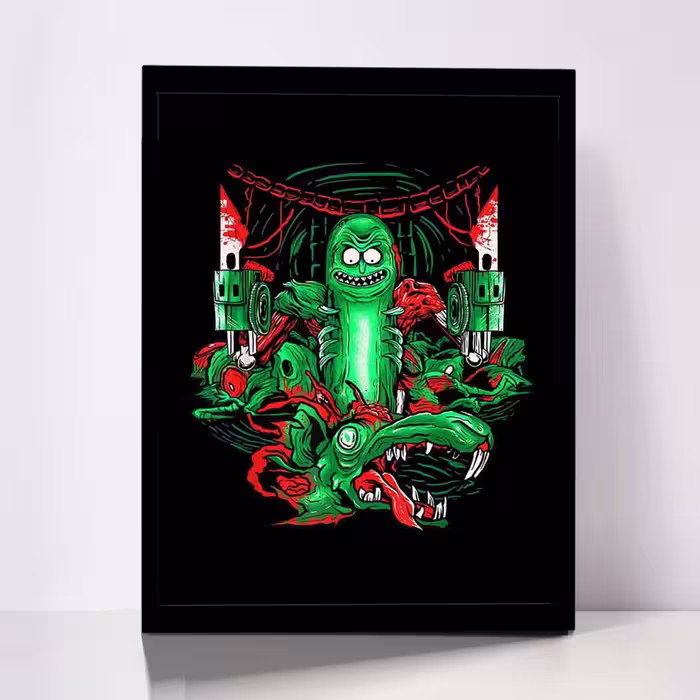 تابلو مدل Rick &amp; Morty کد F-1059