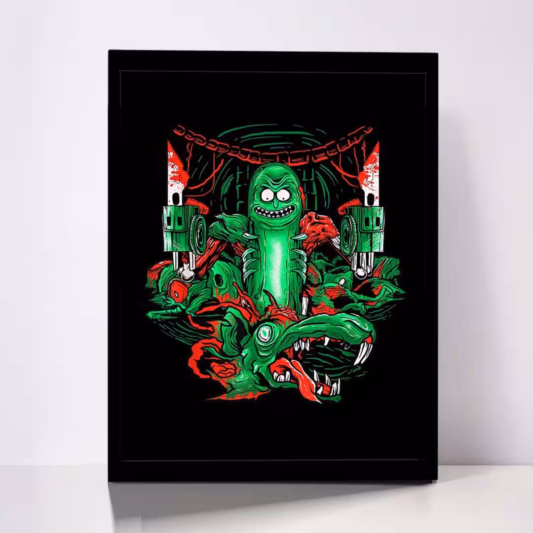 تابلو مدل Rick &amp; Morty کد F-1059