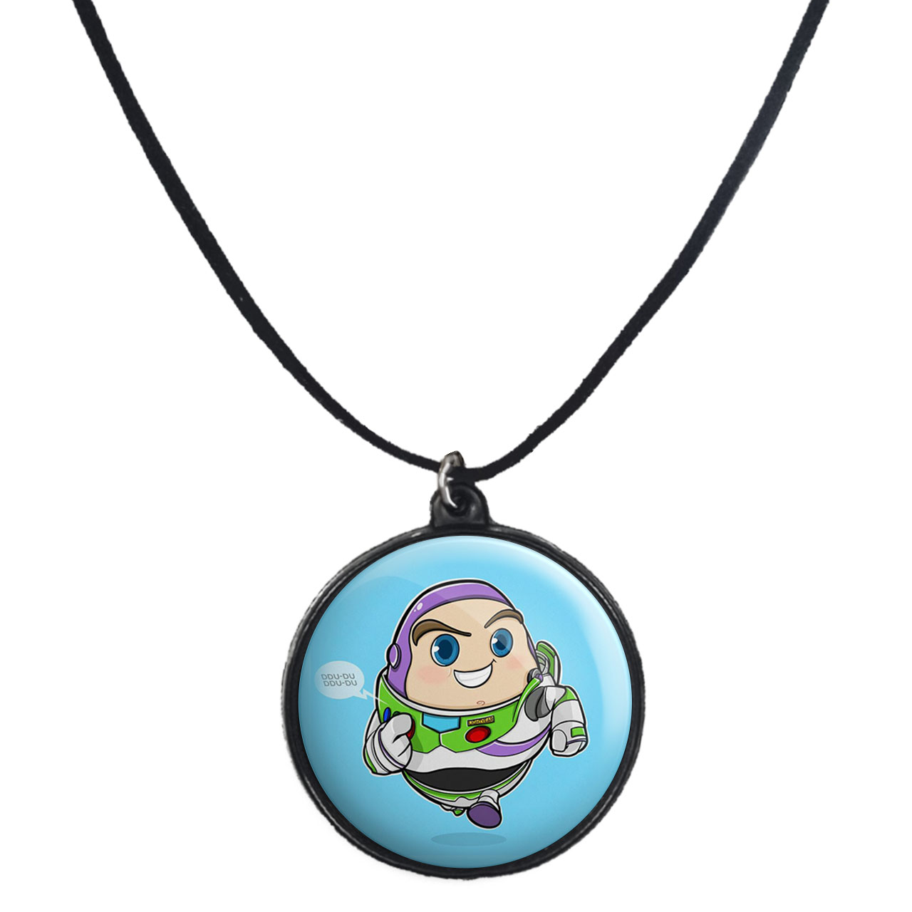 گردنبند پرمانه طرح buzz lightyear کد pmb.26392 مدل دو طرفه