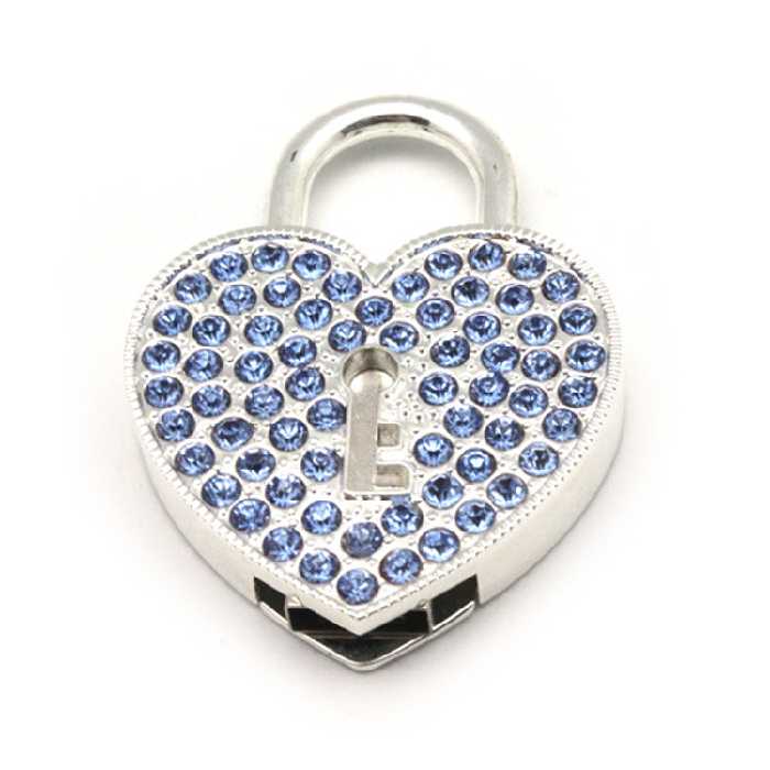 فلش مموری پرلیت یو اس بی طرح قفل قلبی کد w-49 ظرفیت ۳۲ گیگابایت