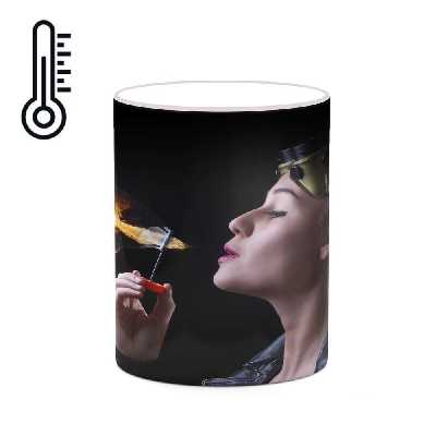 ماگ حرارتی کاکتی طرح فانتزی مدل mgh20583