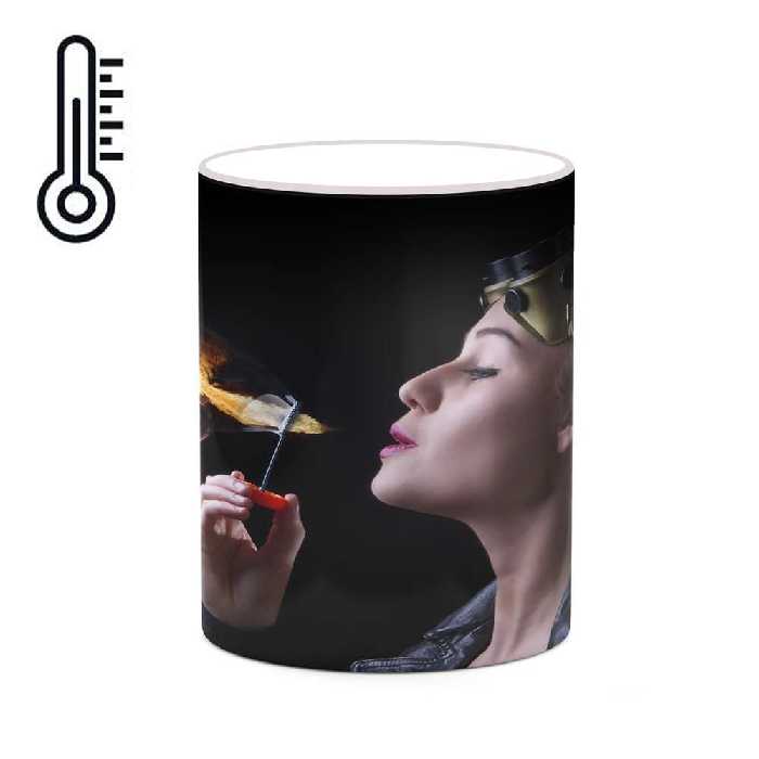 ماگ حرارتی کاکتی طرح فانتزی مدل mgh20583