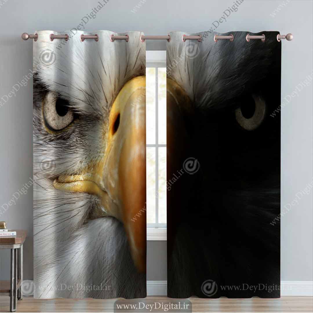 پرده پانچ سه بعدی عقاب pk-3414