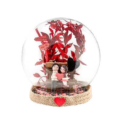 دکوری طرح گوی دختر و پسر عاشق کد 700