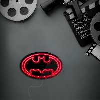 چراغ دیواری نئون دیزاین طرح Batman-BL_RD