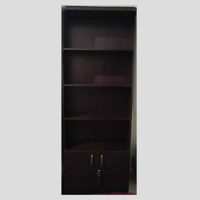 کتابخانه رنگ والیس 4 طبقه پایین 2 درب کمدی