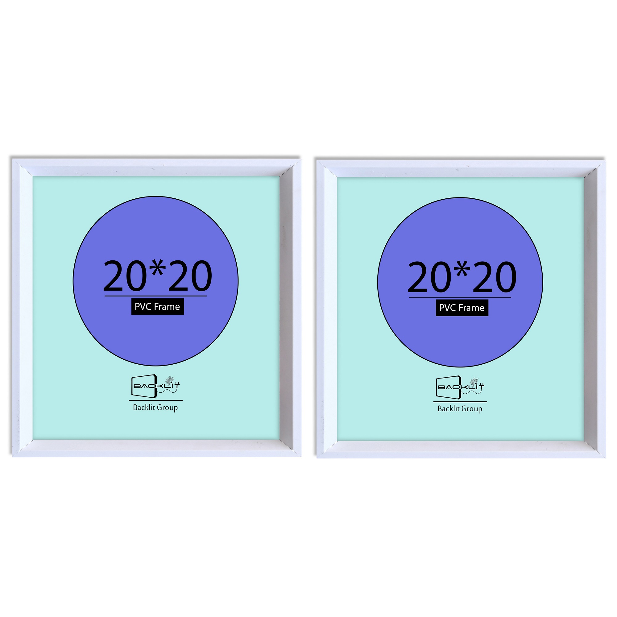 قاب عکس بکلیت مدل 20x20-208 مجموعه دو عددی