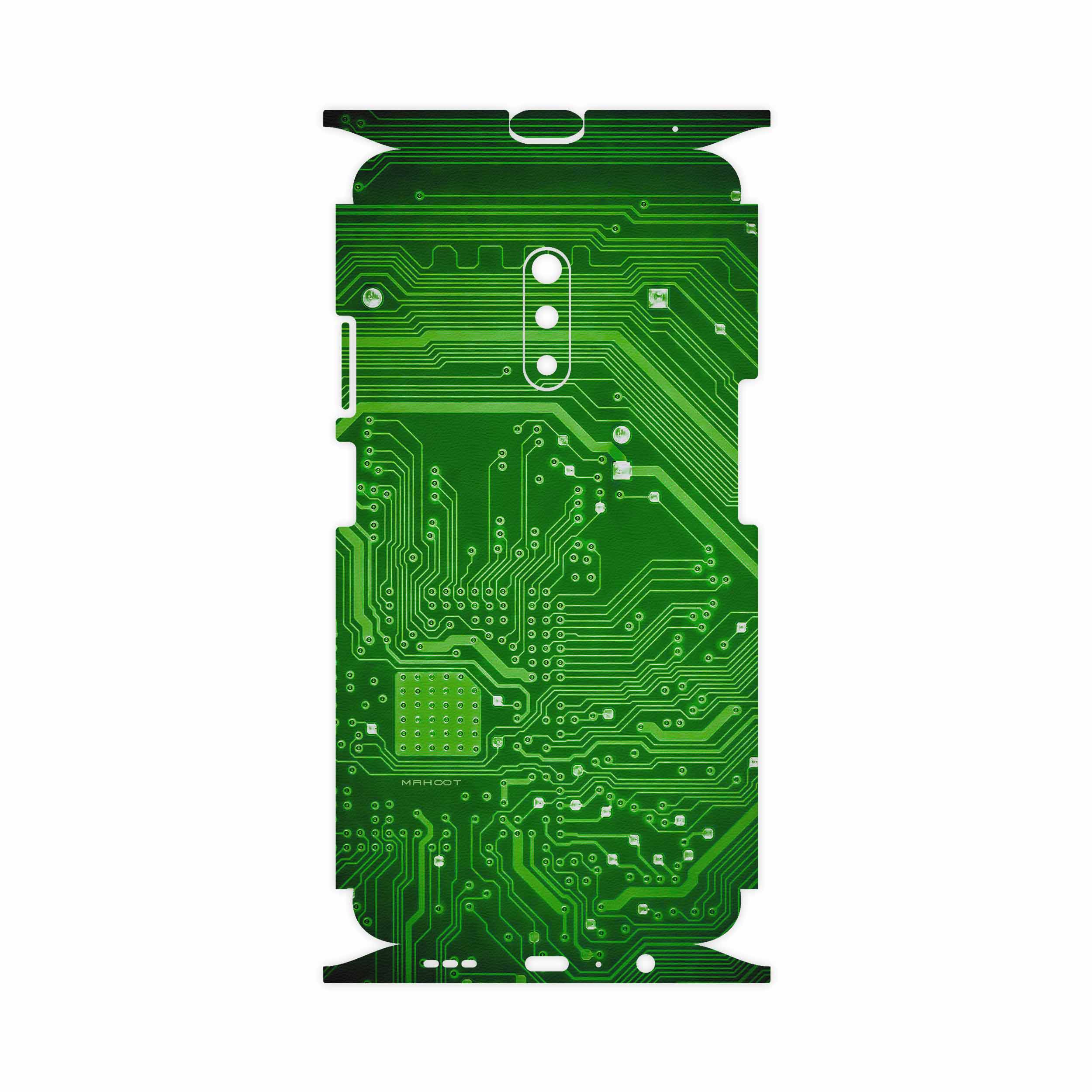 برچسب پوششی ماهوت مدل Green Printed Circuit Board-FullSkin مناسب برای گوشی موبایل اپو Realme X