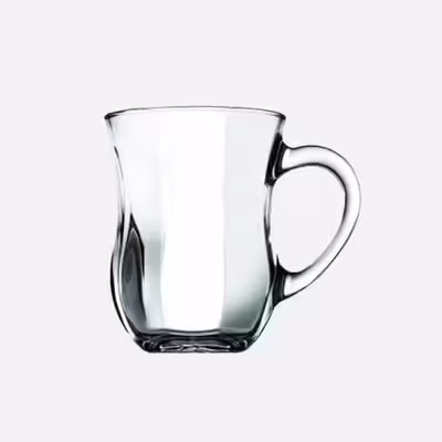 استکان پاشاباغچه مدل دسته دار دم Dem کد 55373 بسته 6 عددی