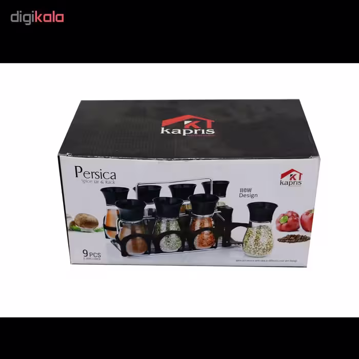 جای ادویه کاپریس مدل 604 مجموعه 6 عددی