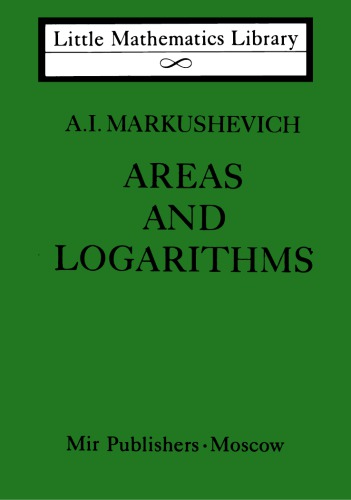 خرید و دانلود نسخه کامل کتاب Areas and Logarithms