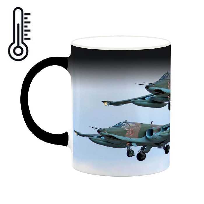 ماگ حرارتی کاکتی طرح هواپیمای جنگنده مدل mgh20349