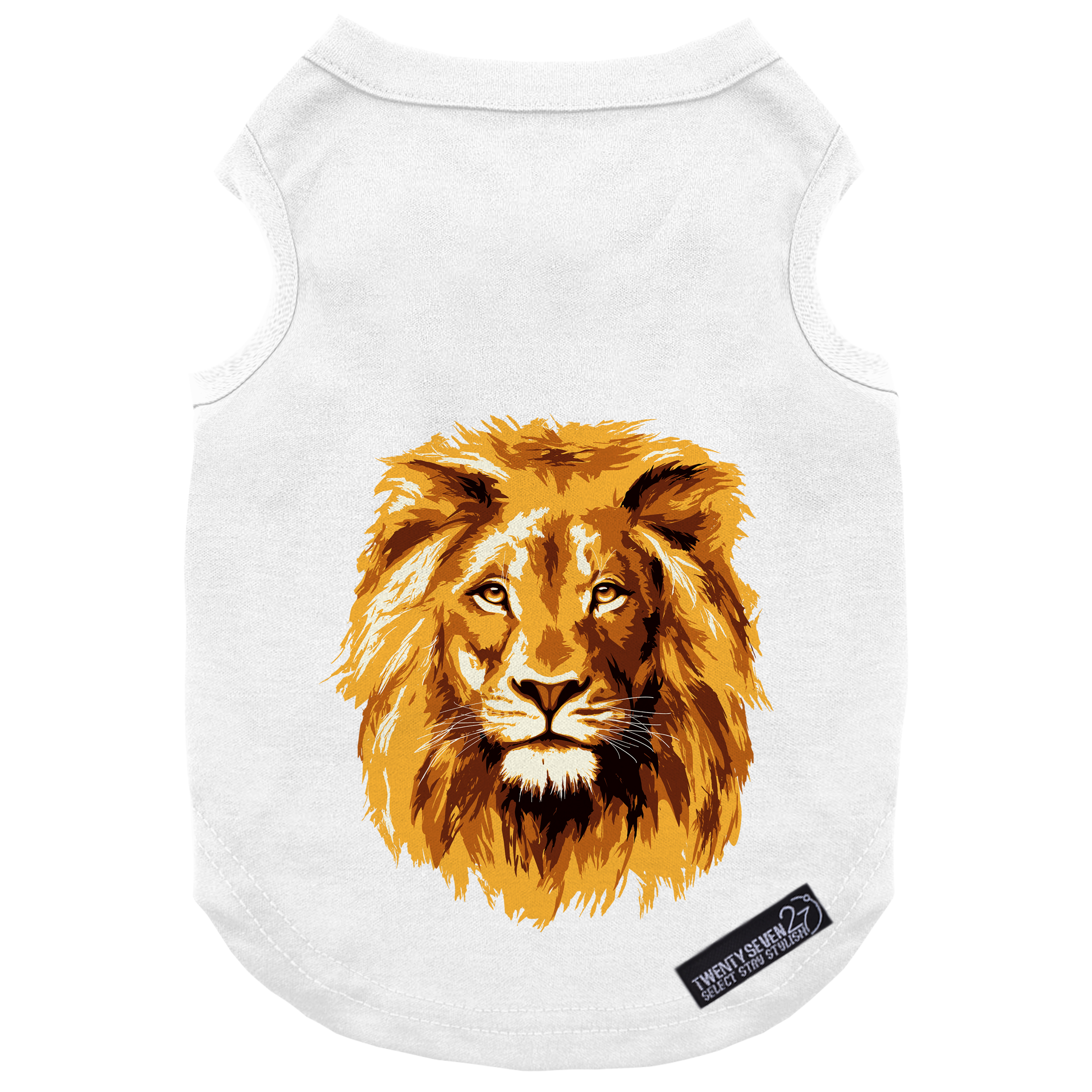لباس سگ و گربه 27 طرح Lion Face کد MH916 سایز L