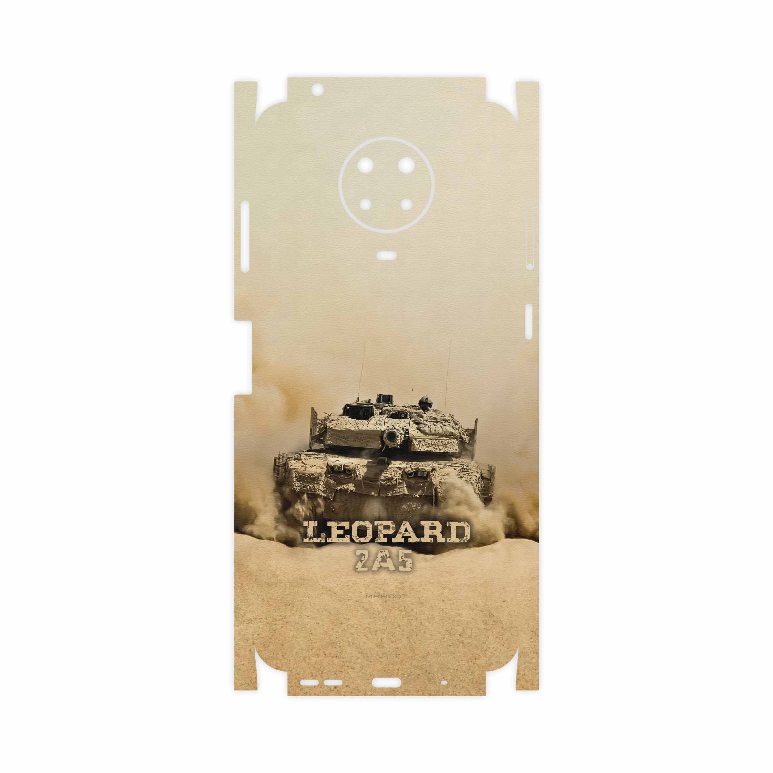 برچسب پوششی ماهوت مدل Leopard-2A5-tank-FullSkin مناسب برای گوشی موبایل نوکیا G20