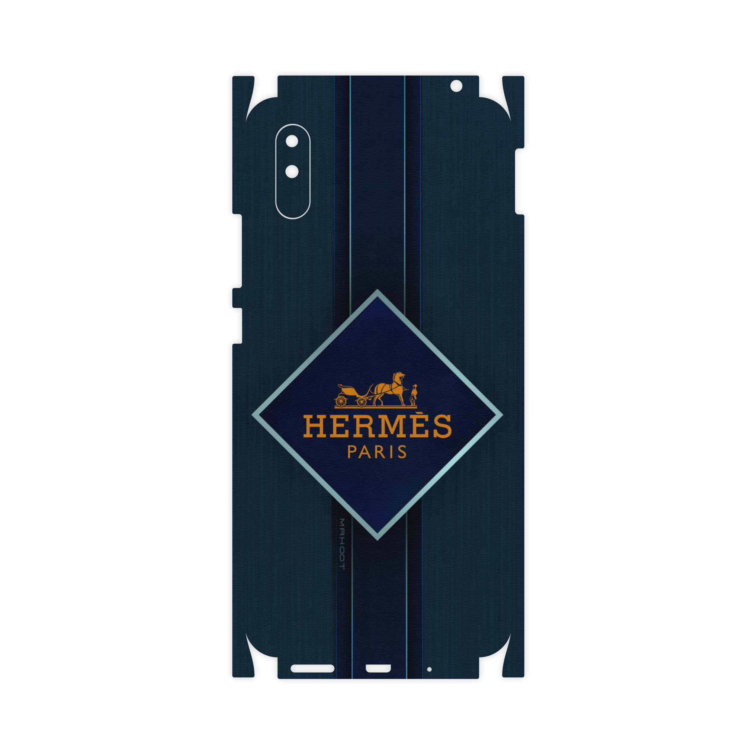برچسب پوششی ماهوت مدل Hermes-Logo-FullSkin مناسب برای گوشی موبایل شیائومی Redmi 9i Sport