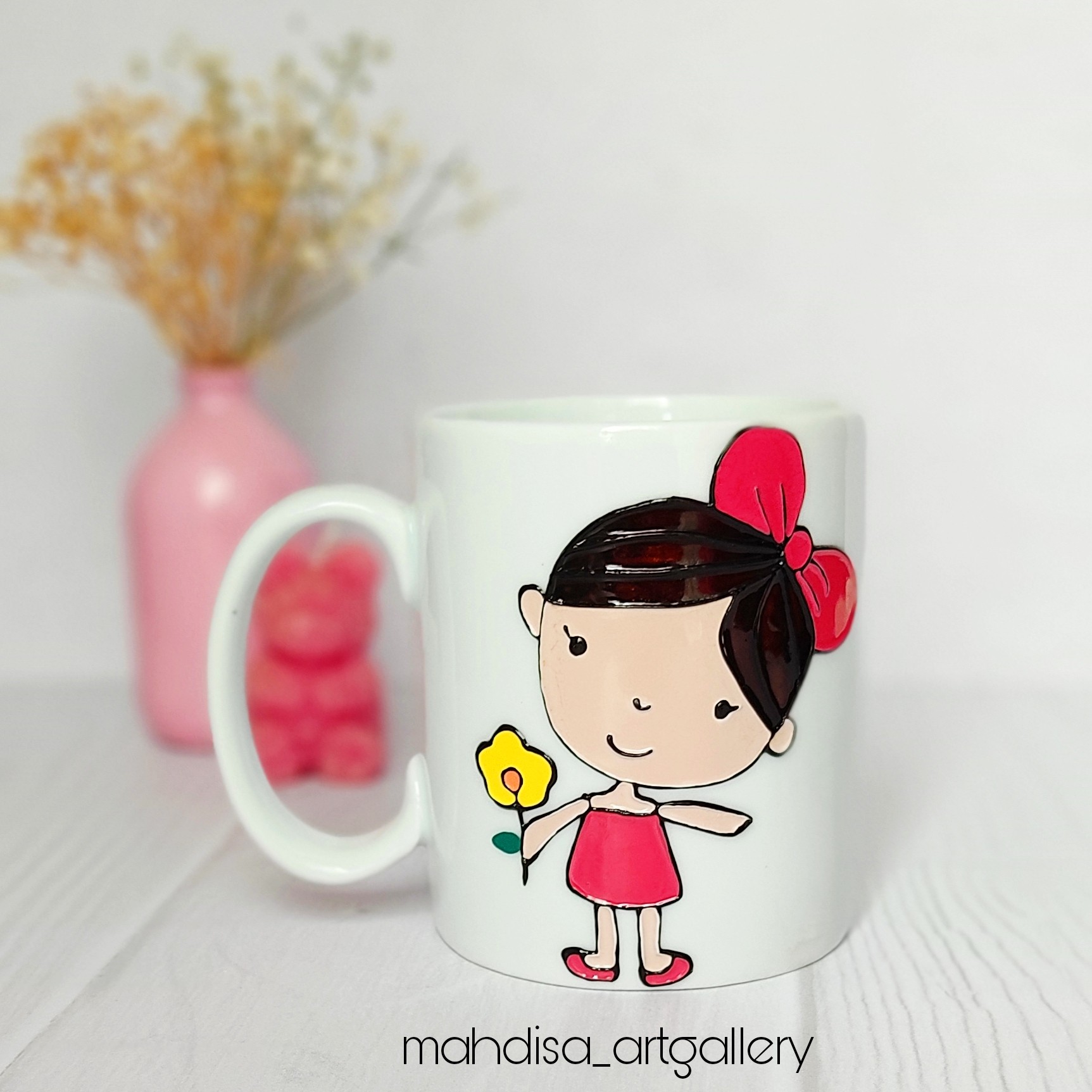 ماگ روز دختر هدیه روز دختر ارسال رایگان لیوان دخترونه ماگ دخترونه