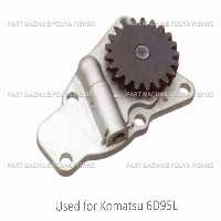 اویل پمپ لیفتراک کوماتسو مدل Komatsu 6D95L