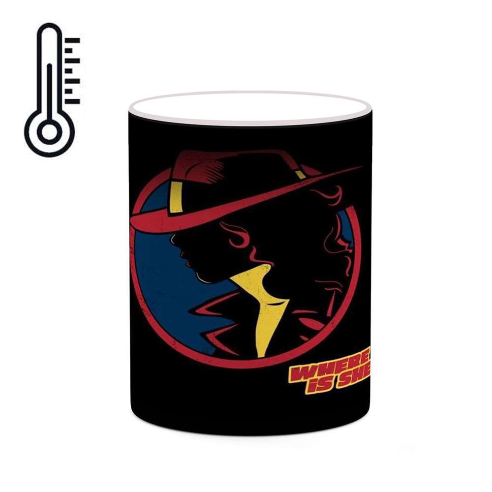 ماگ حرارتی کاکتی طرح کارتون Carmen Sandiego مدل mgh22352