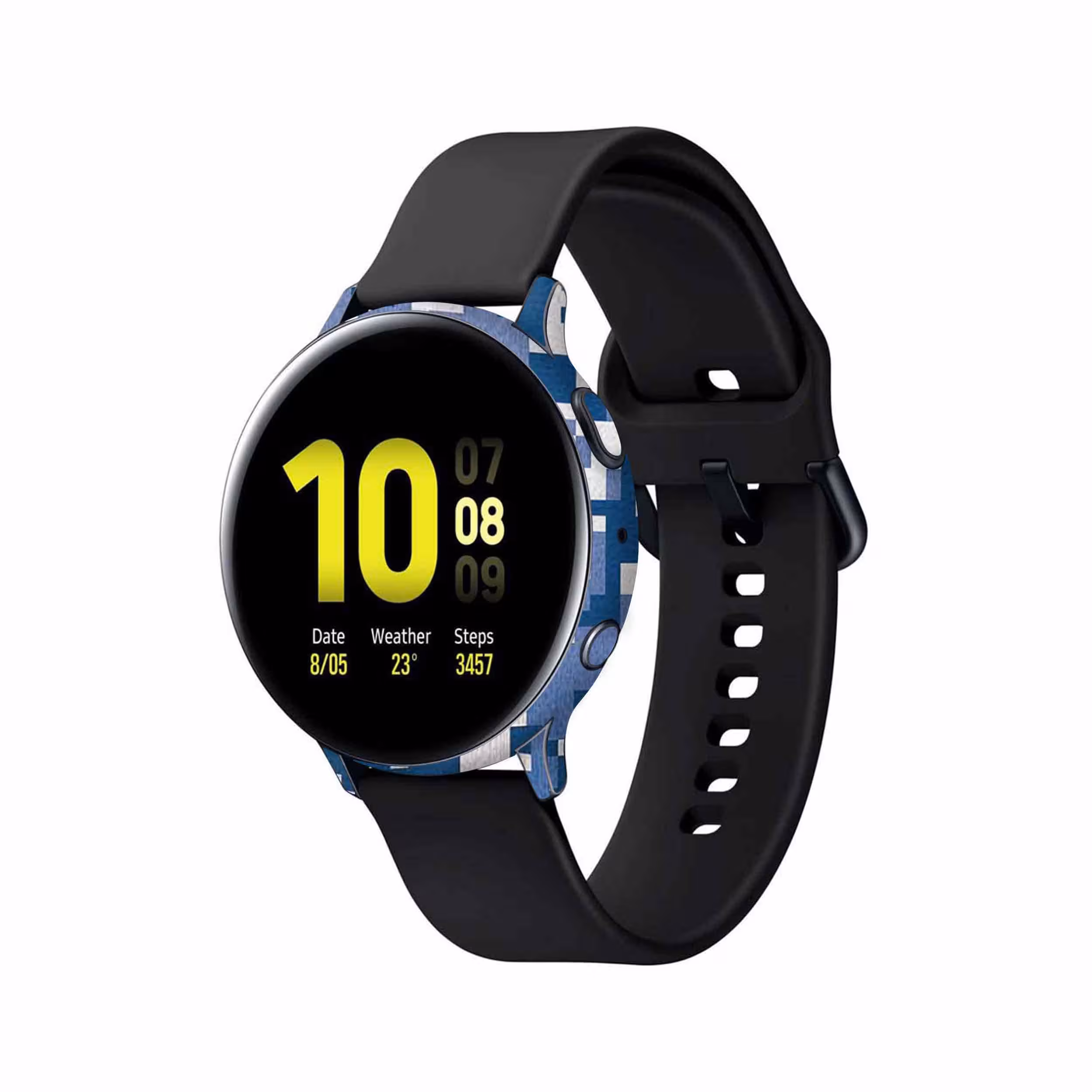 برچسب ماهوت طرح Army-Winter-Pixel مناسب برای ساعت هوشمند سامسونگ Galaxy Watch Active 2 44mm