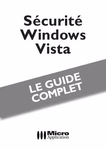خرید و دانلود نسخه کامل کتاب Sécurité Windows Vista