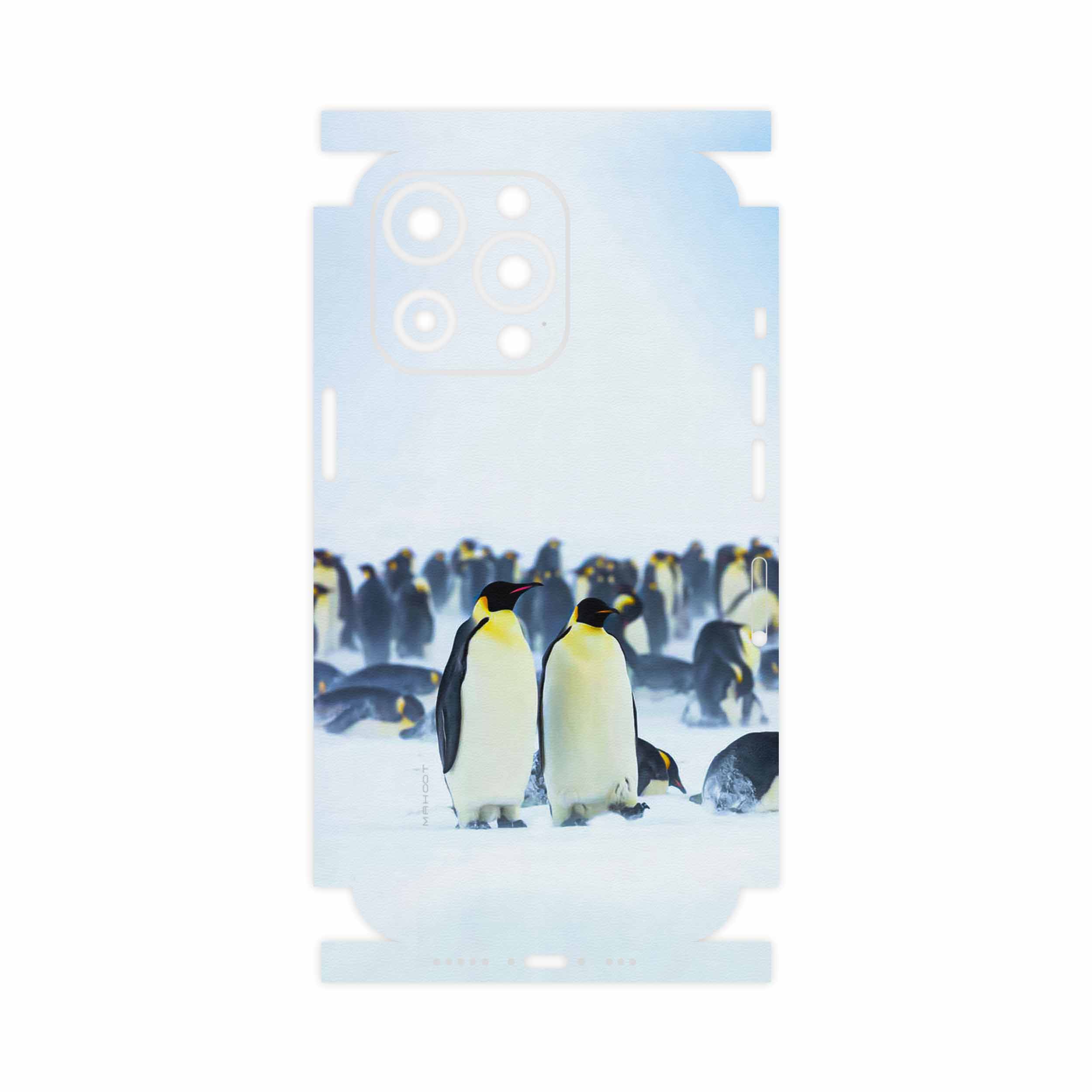 برچسب پوششی ماهوت مدل Penguin-FullSkin مناسب برای گوشی موبایل اپل iphone 13 Pro