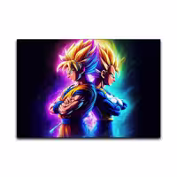 تابلو شاسی گوفی مدل گوکو انیمه دراگون بال طرح Goku Dragon Ball Anime کد RGB36 | دنیای قاب