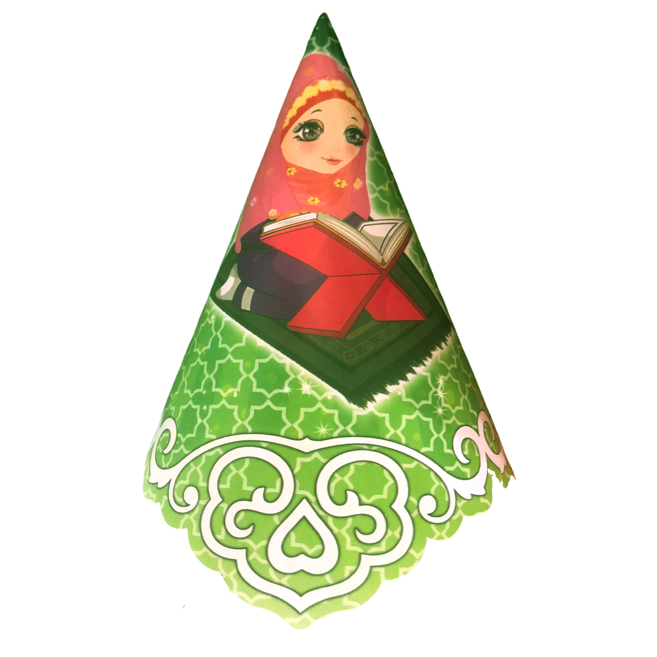 کلاه تم تولد مستر تم طرح جشن قرآن دخترانه پلاس بسته 8 عددی