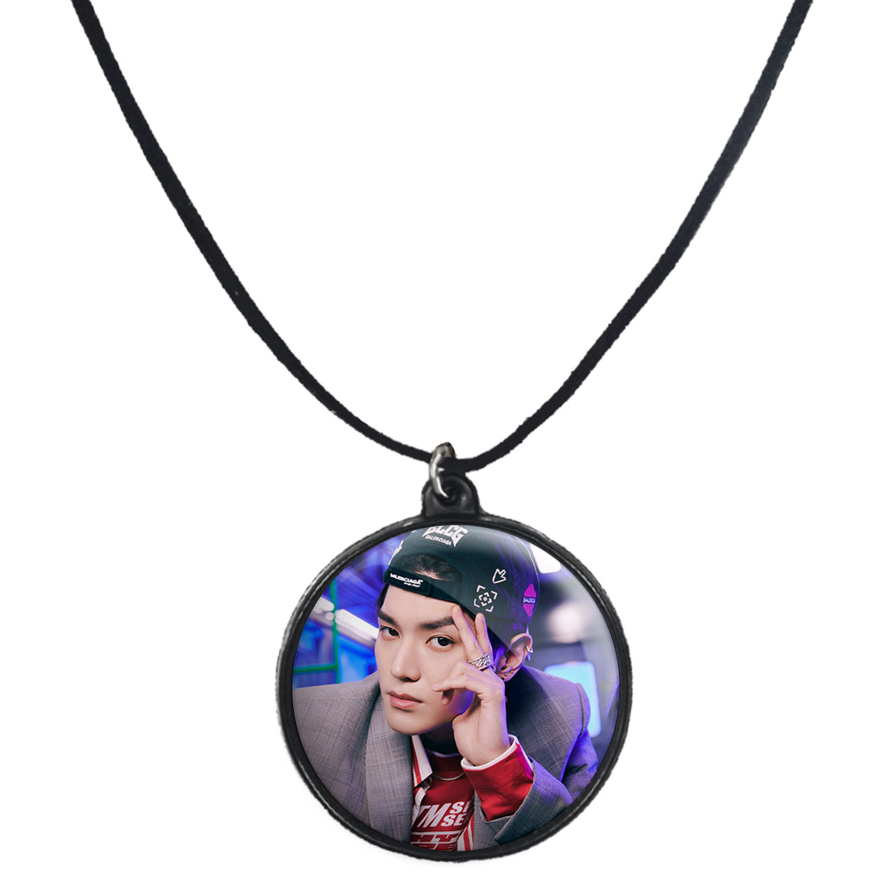 گردنبند پرمانه طرح GOT7 کد pmb.19138 مدل دو طرفه