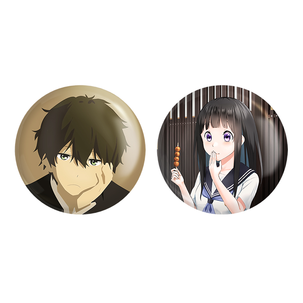 پیکسل خندالو مدل اورکی و چیتاندا انیمه هیوکا Hyouka کد 1708217092 مجموعه 2 عددی